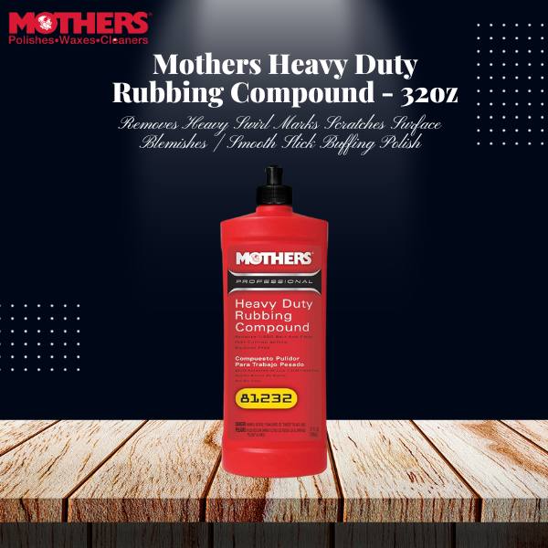 Mothers Heavy Duty Rubbing Compound - 32oz