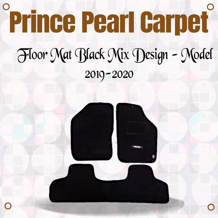 Prince Pearl Carpet Floor Mat Black Mix Design - Model 2019-2020