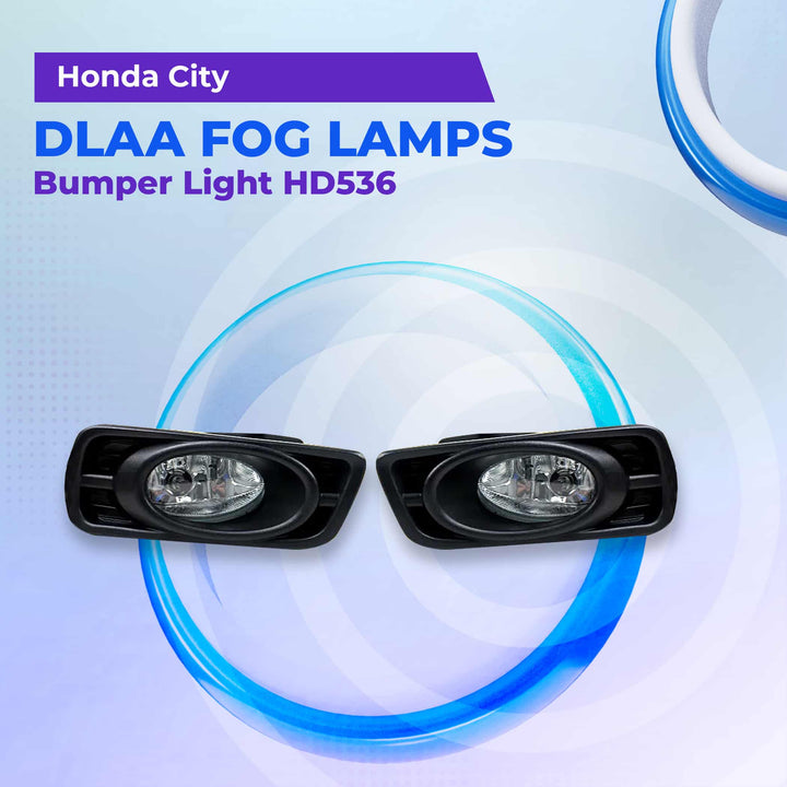 Honda City DLAA Fog Lamps Bumper Light HD536 - Model 2014-2021