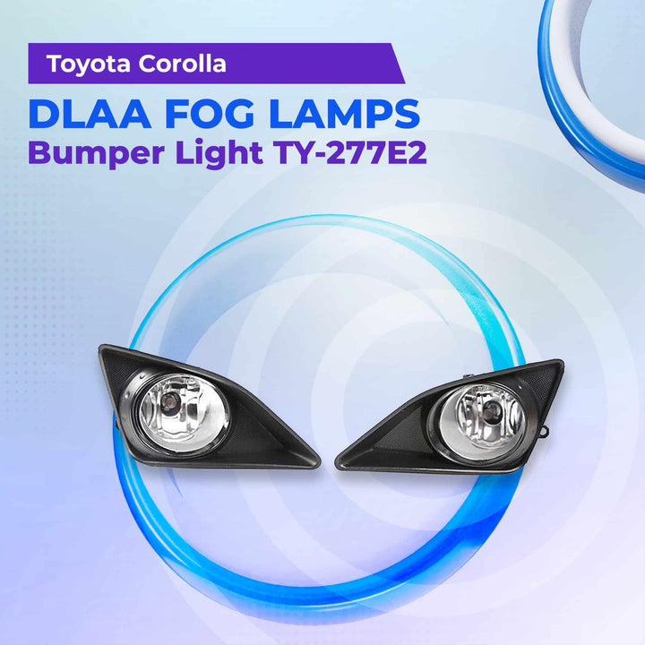 Toyota Corolla DLAA Fog Lamps Bumper Light TY-277E2 - Model 2008-2014