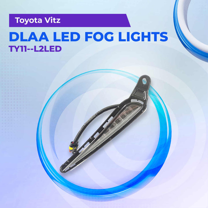 Toyota Vitz DLAA LED Fog Lights DRL TY110--L2LED - Model 2015-2017