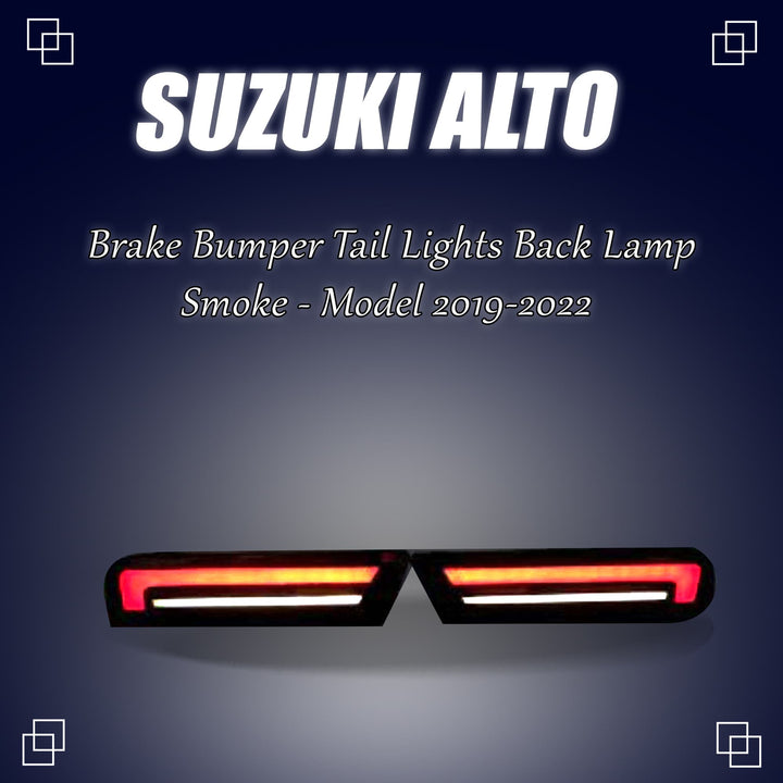 Suzuki Alto Back Bumper Third Brake Lamp Tail Lights - Model 2019-2022