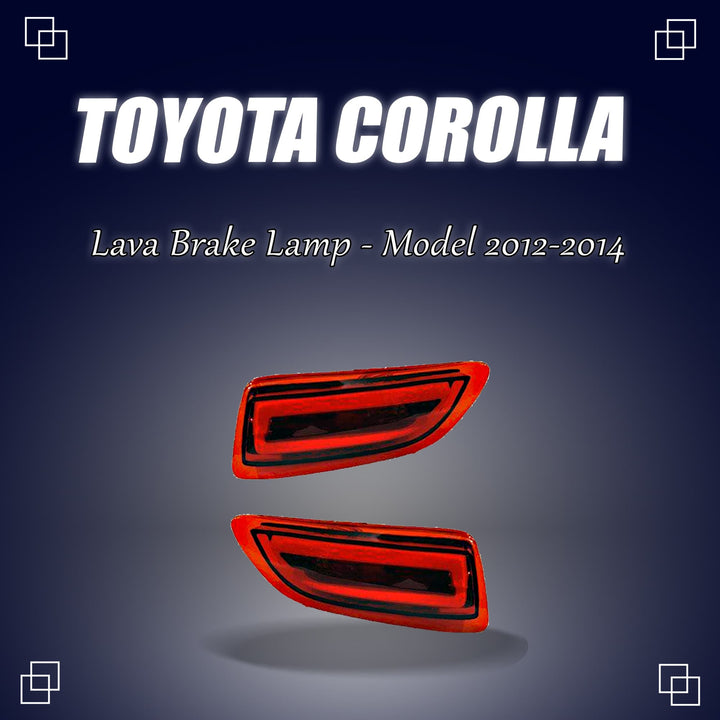 Toyota Corolla Lava Back Bumper Third Brake Lamp (BL-038)- Model 2008-2014