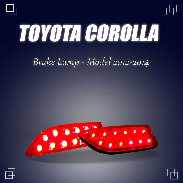 Toyota Corolla Back Bumper Third Brake Lamp - Model 2012-2014