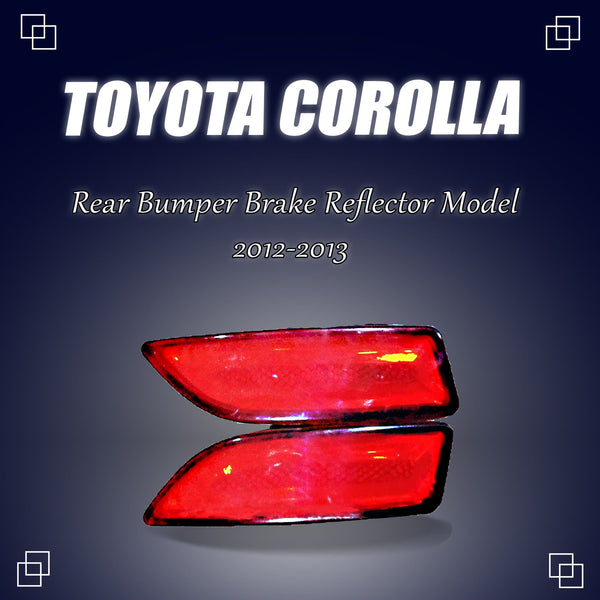 Toyota Corolla Back Bumper Third Brake Lamp Reflector - Model 2012-2013