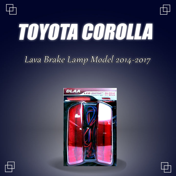 Toyota Corolla Back Bumper Third Brake Lamp Lava Style (BL-001) - Model 2014-2017