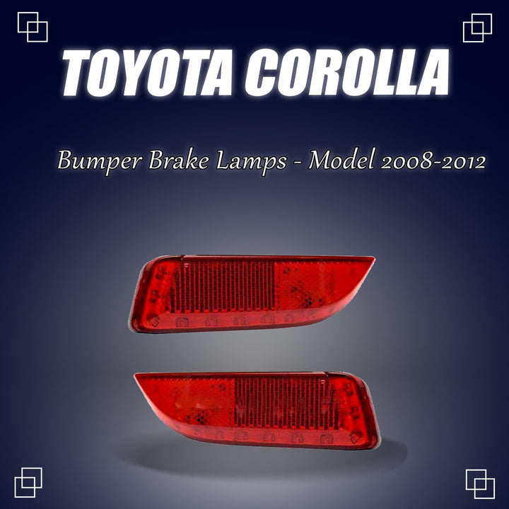 Toyota Corolla Back Bumper Third Brake Lamp - Model 2008-2012