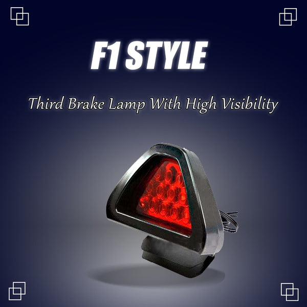 F1 Style Back Bumper Third Brake Lamp With High Visibility