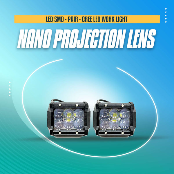 SMD LED Cree Bar With Nano Projection Lens - Pair
