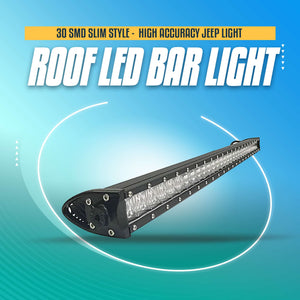 30 SMD Slim Style Roof LED Bar Light 31 inches - High Accuracy Jeep Light | Sharp Light | Jeep Decoration Light