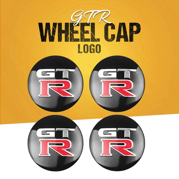 GTR Wheel Cap Logo - 4 Pc