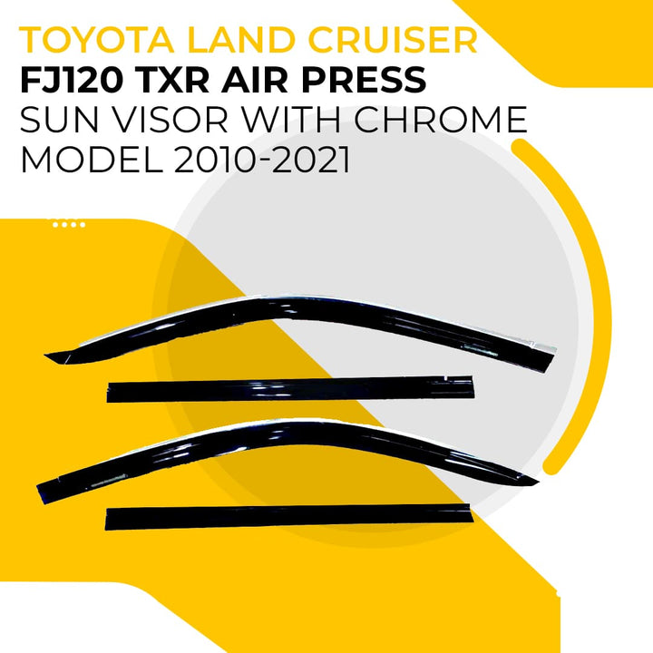 Toyota Land Cruiser FJ120 TXR Air Press Sun Visor With Chrome- Model 2010-2021