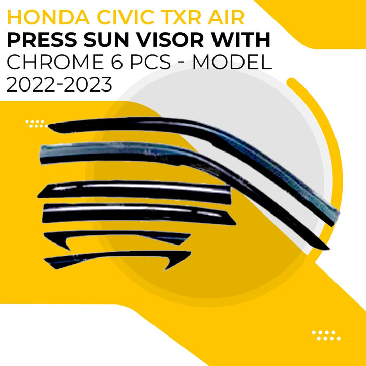 Honda Civic Maximus TXR Air Press With Chrome 6 Pcs