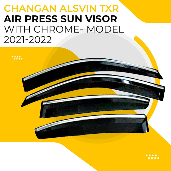 Changan Alsvin TXR Air Press Sun Visor With Chrome- Model 2021-2024