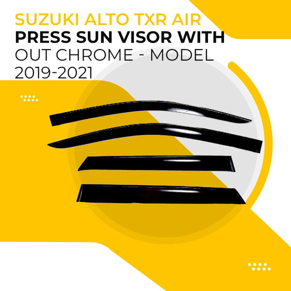 Suzuki Alto TXR Air Press Sun Visor Without Chrome - Model 2019-2021