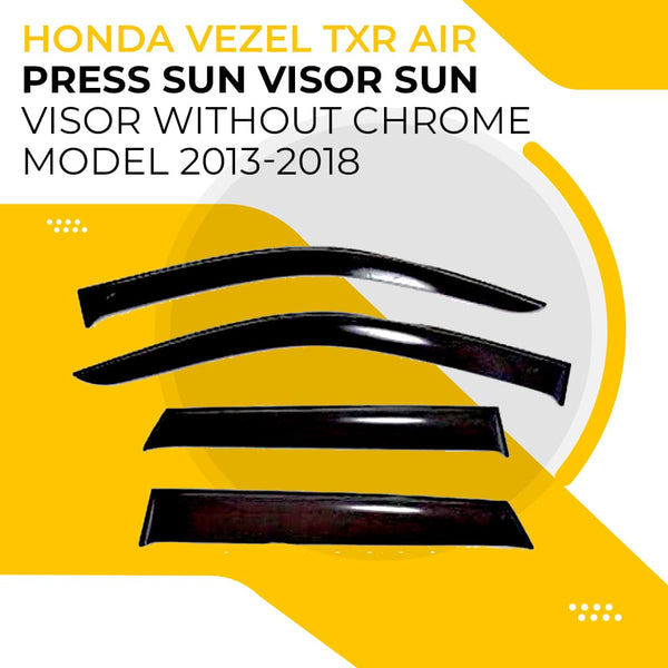 Honda Vezel Maximus TXR Air Press Sun Visor Without Chrome 2013-2018