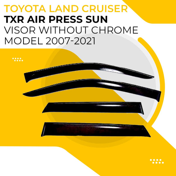 Toyota Land Cruiser TXR Air Press Sun Visor Without Chrome - Model 2007-2021