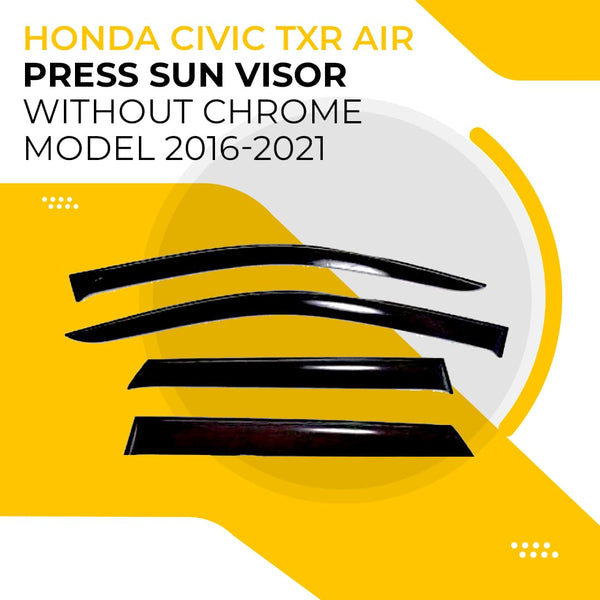 Honda Civic TXR Air Press Sun Visor Without Chrome 2016-2021