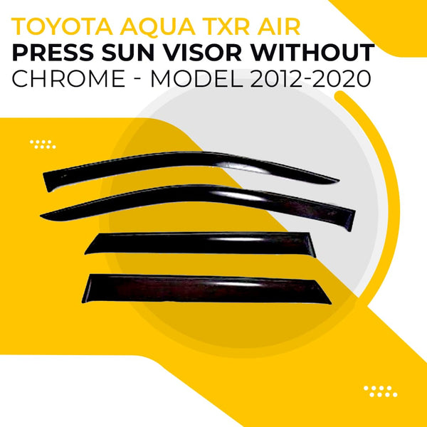 Toyota Aqua Maximus TXR Air Press Sun Visor Without Chrome 2012-2020