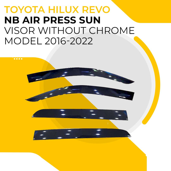 Toyota Hilux Revo/Rocco TXR Air Press Sun Visor With Chrome