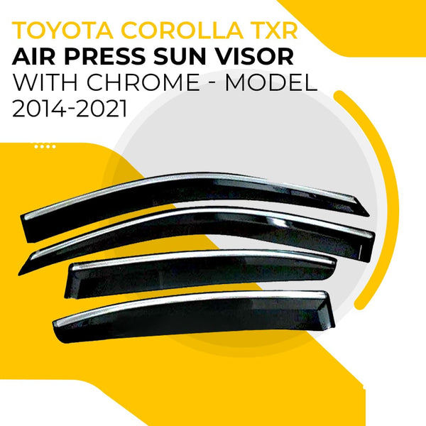 Toyota Corolla TXR Air Press Sun Visor With Chrome - Model 2014-2021