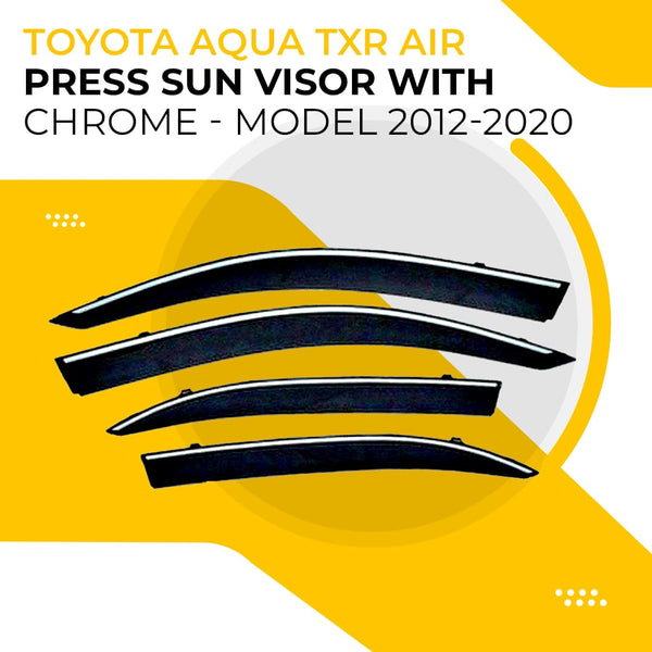 Toyota Aqua Maximus TXR Air Press Sun Visor With Chrome 2012-2020