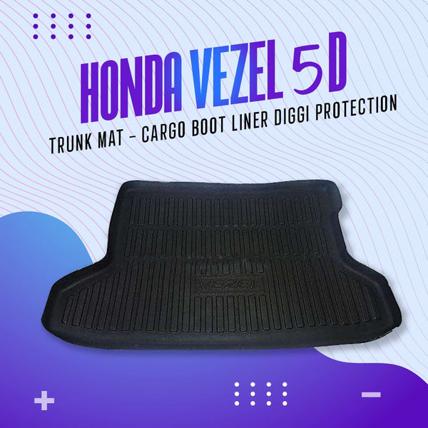 Honda Vezel 5D Trunk Mat Black Color