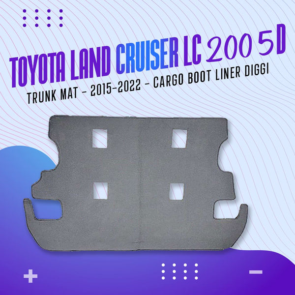 Toyota Land Cruiser LC200 5D Trunk Mat Black Color- 2015-2022