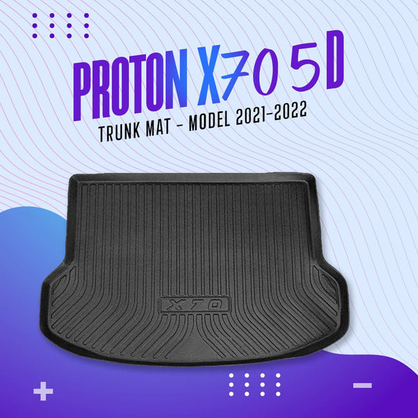 Proton X70 5D Trunk Mat - Model 2021-2024