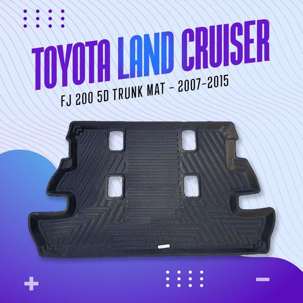 Toyota Land Cruiser FJ 200 5D Trunk Mat - 2007-2015