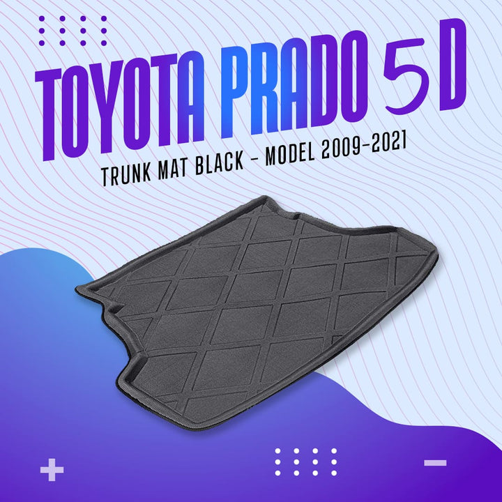 Toyota Prado 5D Trunk Mat Black - Model 2009-2021