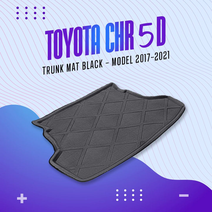 Toyota CHR 5D Trunk Mat Black - Model 2017-2021
