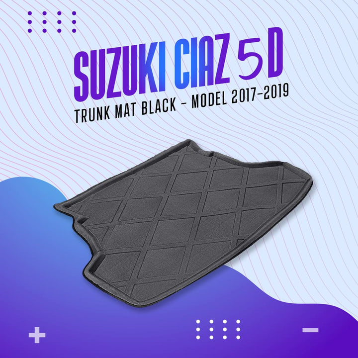 Suzuki Ciaz 5D Trunk Mat Black - Model 2017-2019