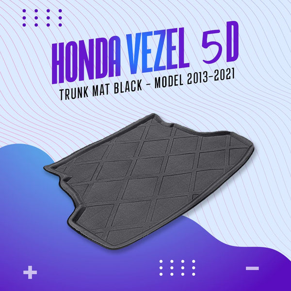 Honda Vezel 5D Trunk Mat Black - Model 2013-2021