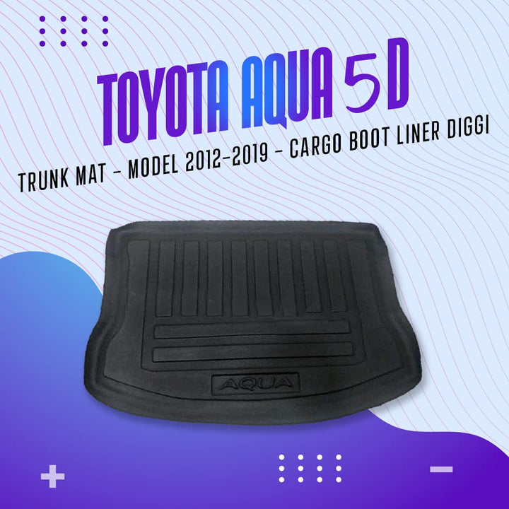 Toyota Aqua 5D Trunk Mat - Model 2012-2019