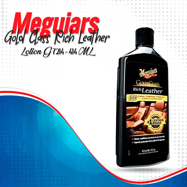 Meguiars Gold Class Rich Leather Lotion G7214 - 414 ML