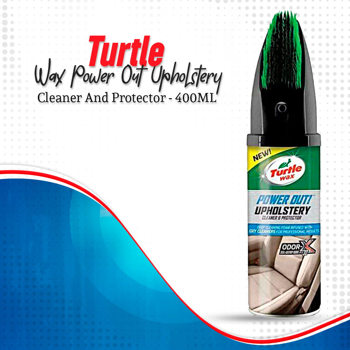 Turtle Wax Power Out Upholstery Cleaner and Protector - 400ML