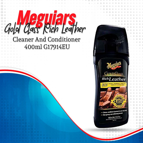 Meguiars Gold Class Rich Leather Cleaner and Conditioner 400ml G17914EU