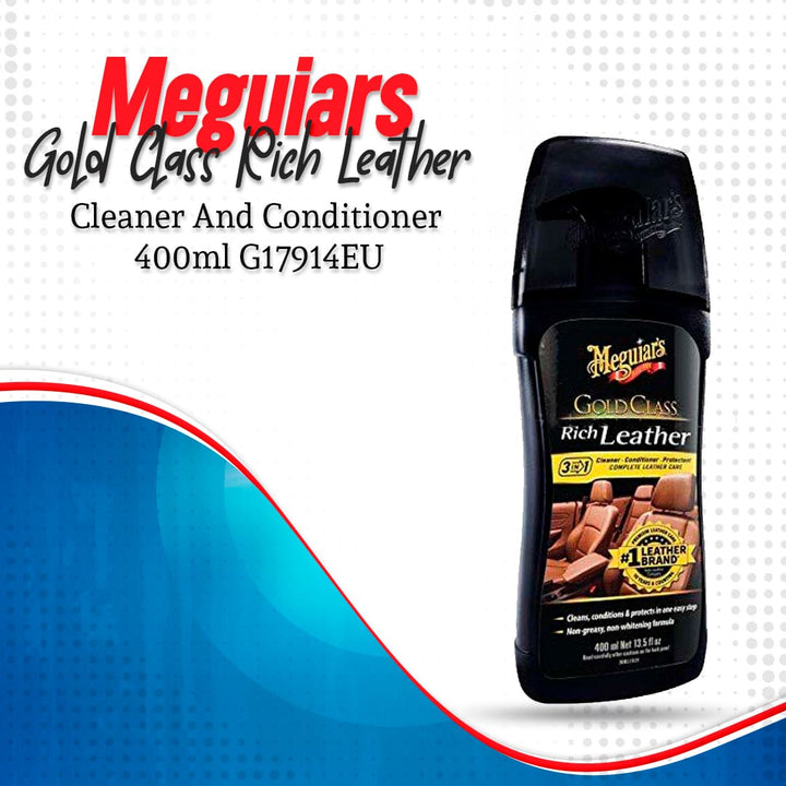 Meguiars Gold Class Rich Leather Cleaner and Conditioner 400ml G17914EU