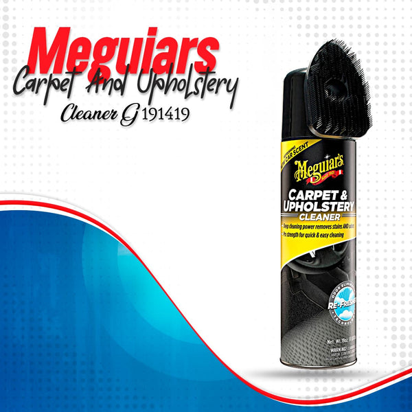 Meguiars Carpet and Upholstery Cleaner G191419 - 19 oz