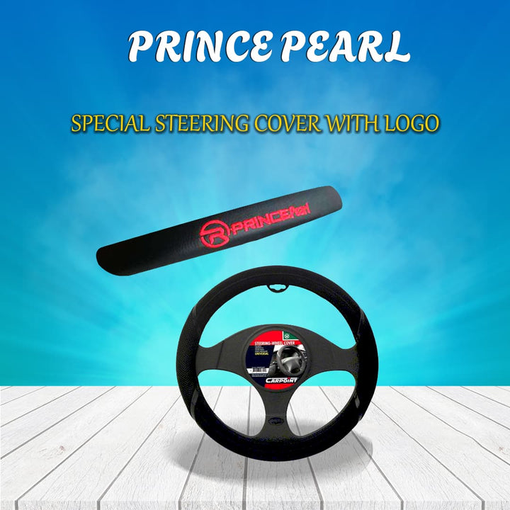 Prince Pearl Special Steering Cover With Logo