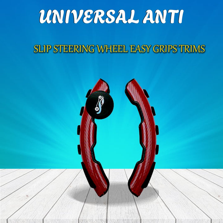 Universal Anti Slip Steering Wheel Easy Grips Trims - Mix Color Designs