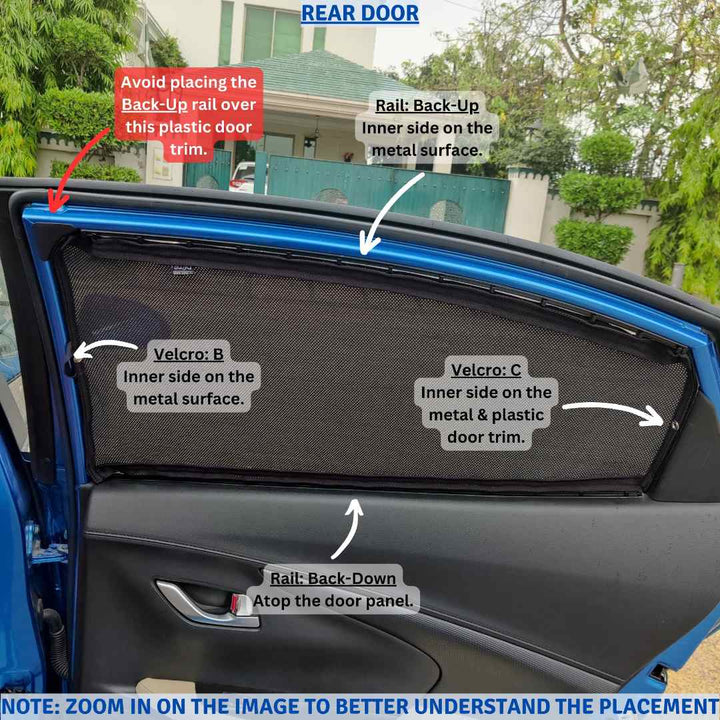 Changan Alsvin Retractable Curtains Custom Fit Sunshades - Model 2021-2024