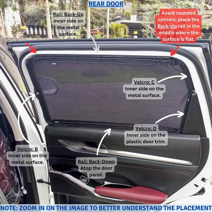 Haval H6 Retractable Curtains Custom Fit Sunshades - Model 2021-2024