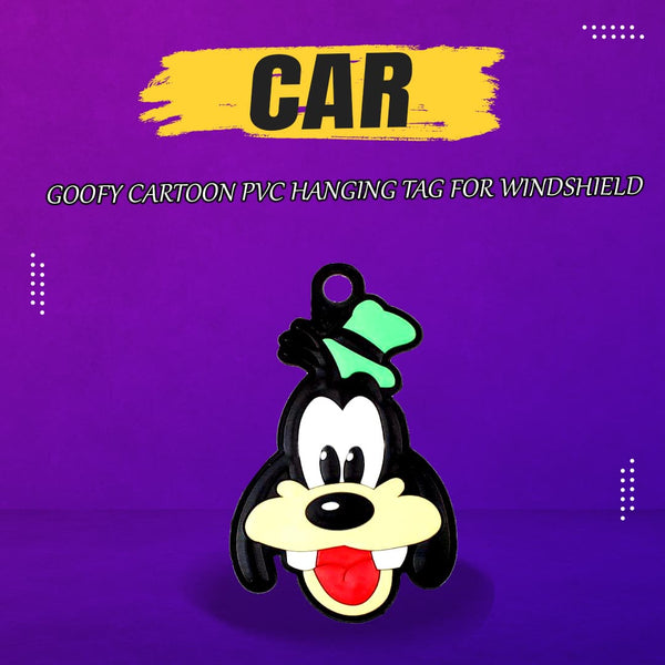 Goofy Cartoon PVC Hanging Tag for Windshield