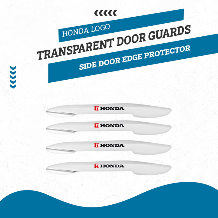 Honda Logo Transparent Door Guards