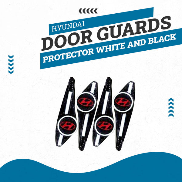 Hyundai Door Guards Protector White and Black