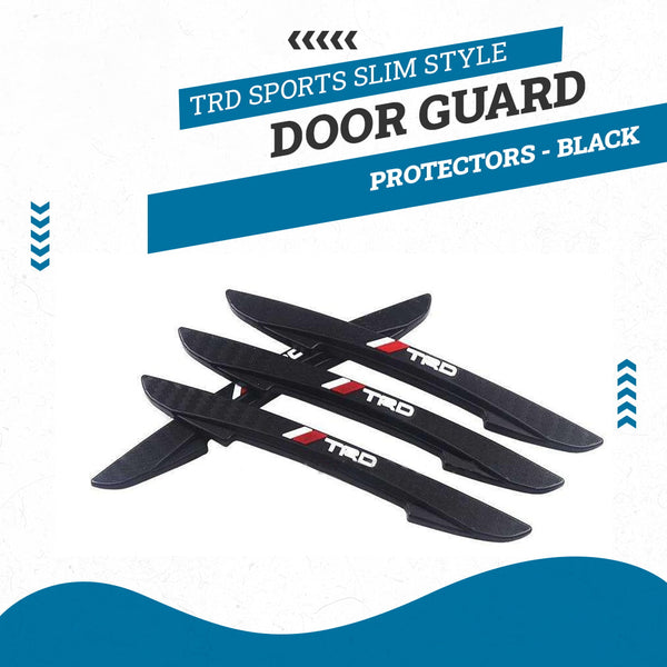 TRD Sports Slim Style Door Guard Protectors - Black