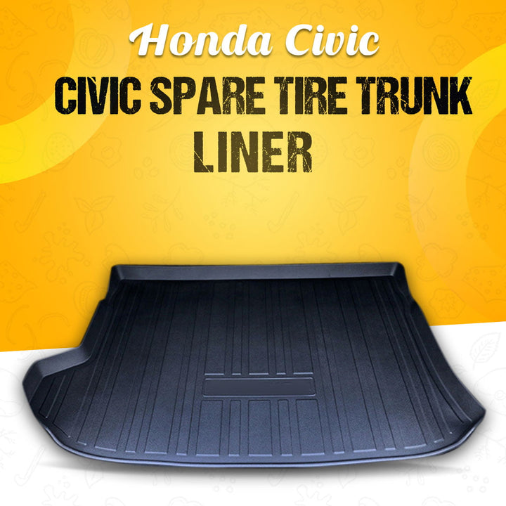 Honda Civic Spare Tire Trunk Liner Mix Design - Model 2022-2023