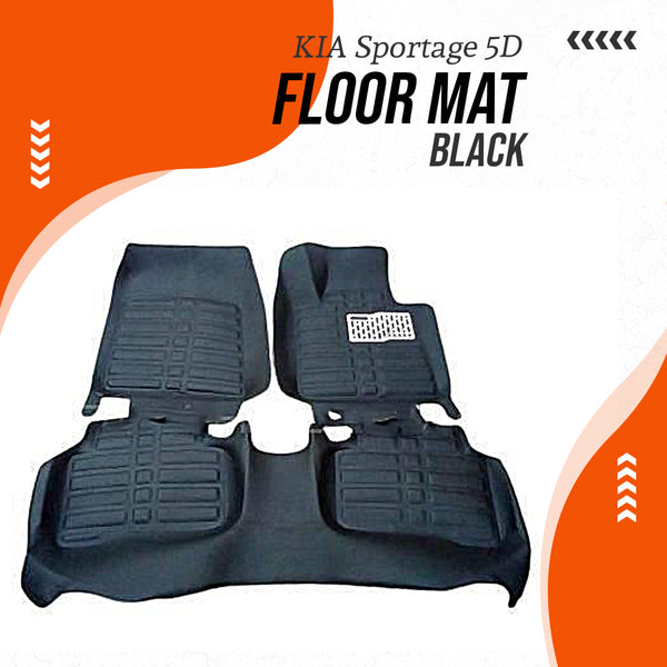 KIA Sportage 5D Floor Mat Black - Model 2019-2024